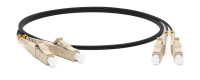 FC-D2-50-LC/PR-LC/PR-H-1M-LSZH-BK Патч-корд волоконно-оптический многомодовый