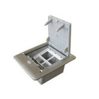 Люк встраиваемый на 2 поста (45х45мм)+2 модуля (45х22,5мм) IP66, сталь LUK/2+2ST66 (70025) Люк встраиваемый