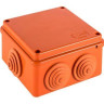Коробка JBS100 100х100х55, 6 вых., 8P (1,5-6мм²) (43487HF) Коробка монтажная, огнестойкая, без галогена