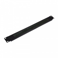 NTSS-BO-1U-BL односторонний щетки 1U шир.:19" Кабельный организатор 19"