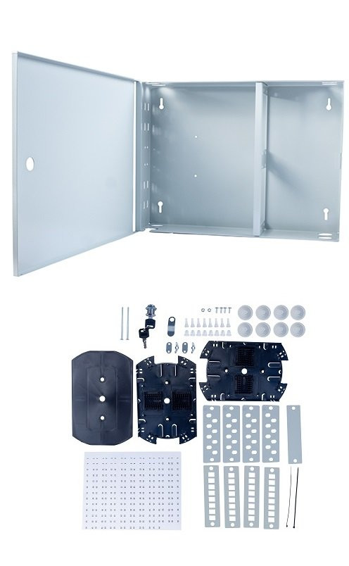 FO-WL-24/32-SC/2LC/FC/ST-FP-K (12303c) Бокс оптический настенный