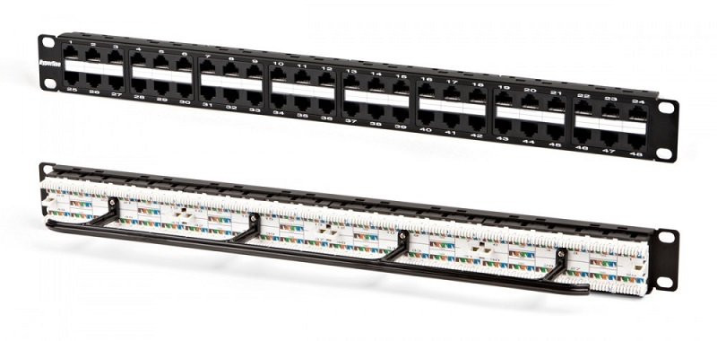 PPHD-19-48-8P8C-C5e-110D Патч-панель 19"