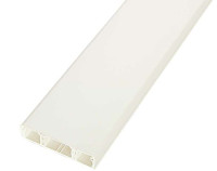 Короб 60х16х2000мм с перегородками, белый (060001S) Короб