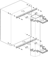 Крепление для ТШ на опору исп.2 Кронштейн столбовой
