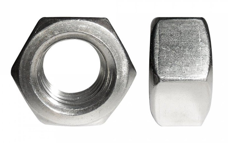 Гайка шестигранная нержавеющая (А2) M12 (DIN 934) (200 шт) (PR08.7458) Гайка шестигранная нержавеющая (А2)