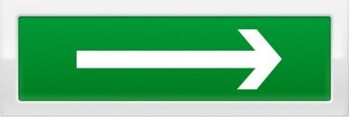 Молния-12 "Стрелка вправо" Оповещатель охранно-пожарный световой (табло)