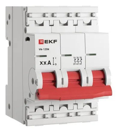 ВН-125N 4Р 100А PROXIMA (S1254100) Выключатель нагрузки