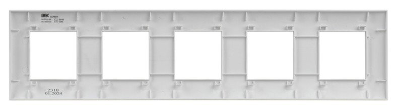 SKANDY Рамка 5-местная SK-F05W арктический белый (SK-M52-K01) Рамка