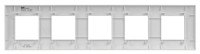 SKANDY Рамка 5-местная SK-F05W арктический белый (SK-M52-K01) Рамка