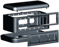 Напольная башенка BUS, 12 модулей, белая (09050) Башенка для напольного канала