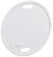 Бирка У-135 круглая 55 мм (100шт) (UZMA-BIK-Y135-R) Бирка кабельная