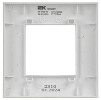 SKANDY Рамка 1-местная SK-F01W арктический белый (SK-M12-K01) Рамка