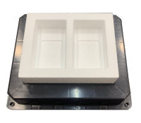 Коробка под заливку для люка на 12 модулей (6 розеток) (83056) Коробка под заливку