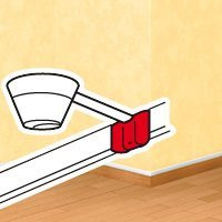 DLP Т-образный отвод для кабель-канала 32/40х20 мм белый (030216) Угол Т-образный отвод