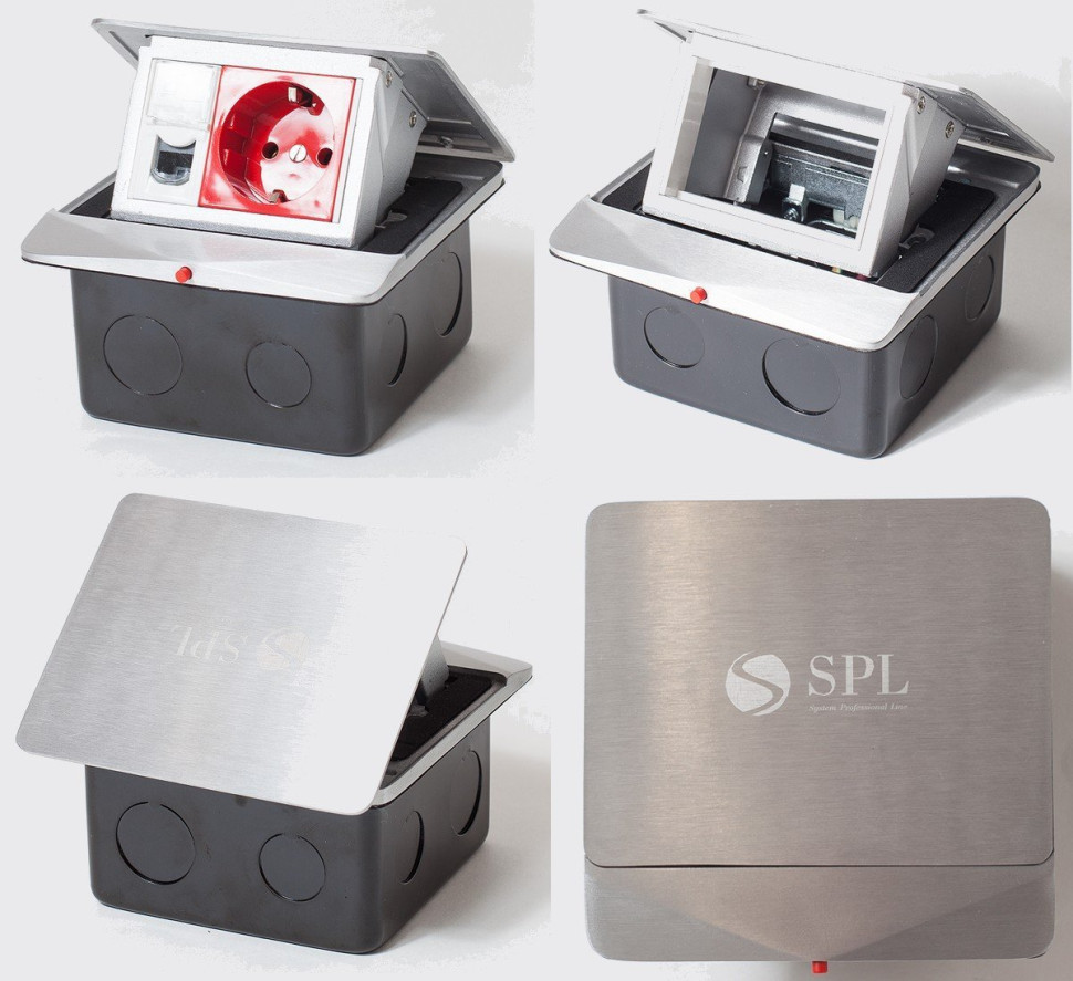 Люк на 1,5 поста (45х45), алюминий, с металлической коробкой, IP44 (300002) Люк