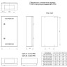 Корпус мультимедиа TITAN 5 ЩРн-72 (1х72) 960х310х140 IP30 белый (TI5-51-N-072-30) Корпус металлический