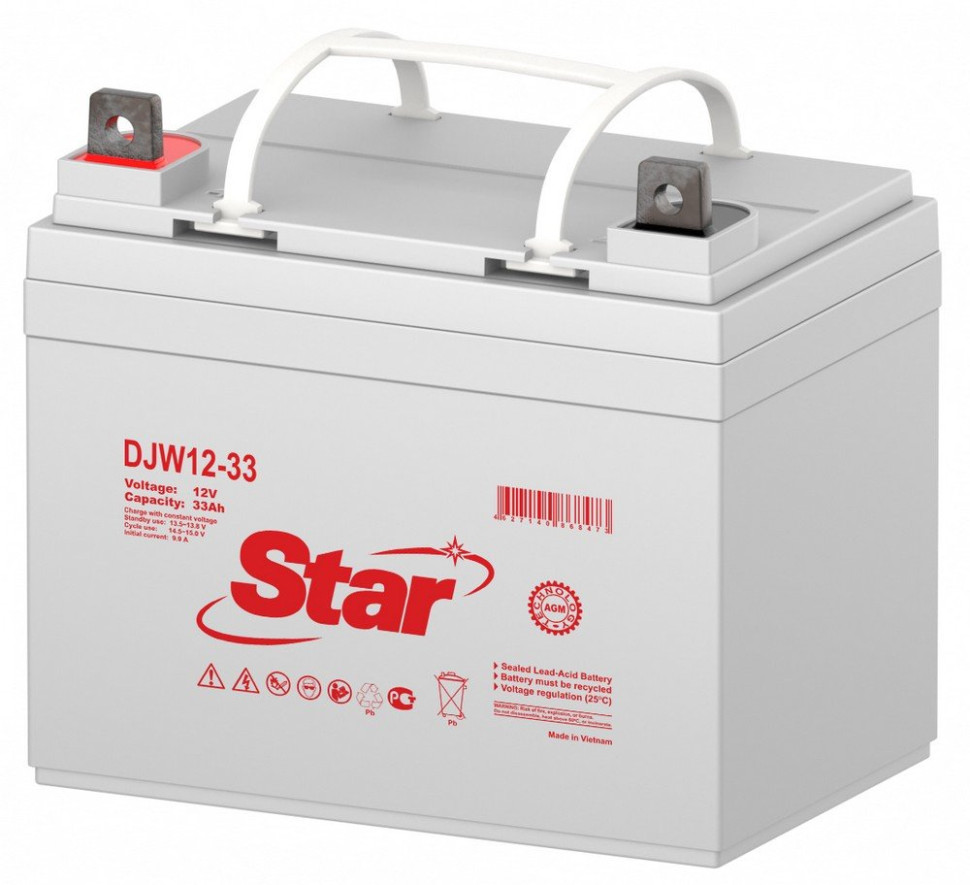 STAR DJW12-33 Аккумулятор герметичный свинцово-кислотный