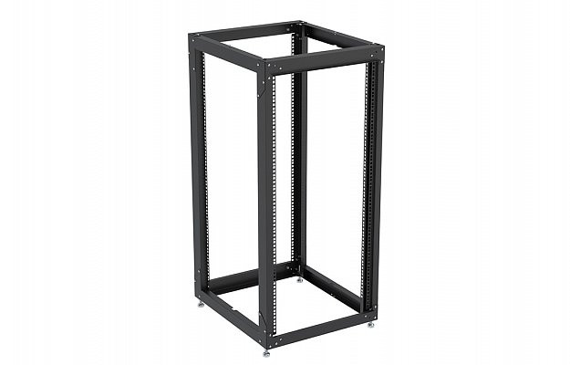 СТ-24U-600-2М-Э-Ч (130503-00384) Стойка телекоммуникационная двухрамная 24U