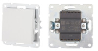Переключатель 1-клавиша, перекрестный, белый LK60 (860604-1) Переключатель