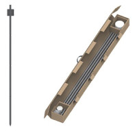 Комплект вертикального заземлителя безмуфтовый, 6 м, D16 мм (NE1150) Комплект вертикального заземлителя