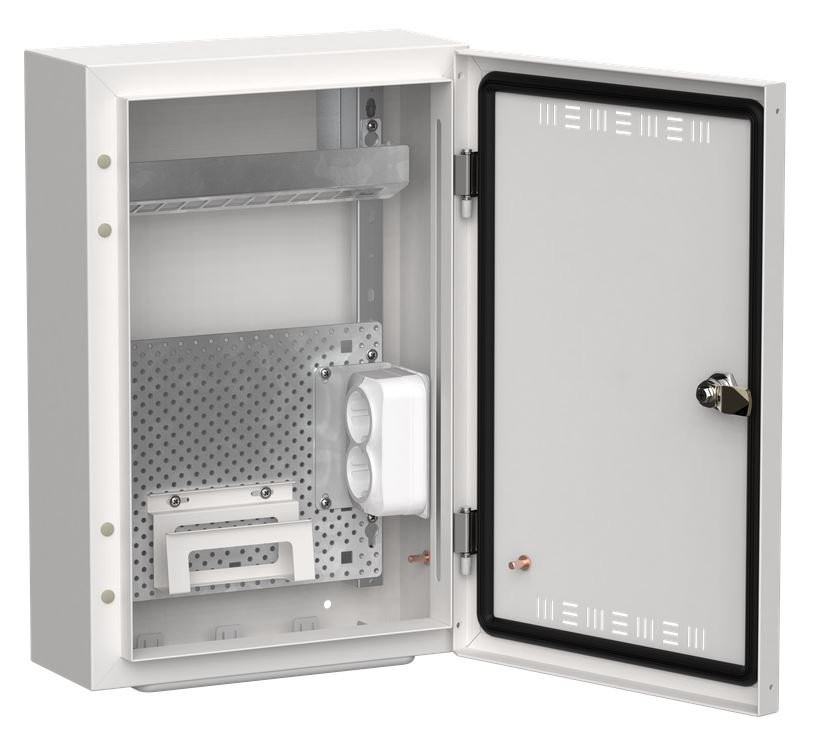 Корпус мультимедиа TITAN 5 ЩРн-24 (1х24) 460х310х140 IP30 белый (TI5-51-N-024-30) Корпус металлический