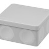 Распаячная коробка, двухкомпонентная, ОП 100х100х50 мм, IP66, 8 вх., серая TDM (SQ1401-2513) Распаячная коробка