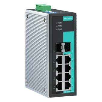 EDS-G308-2SFP Коммутатор 6х10/100/1000BaseTX, 2 x Combo Gigabit (10/100/1000BaseTX или 100/1000BaseSFP)