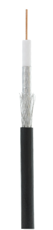 RG-6 CCS, Out, PE (UEC-C2-32123B-BK-3) Кабель коаксиальный омедненный