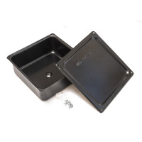 Коробка металлическая грунтованная без уплотнителя 200х200х80 мм (PR08.26168) Коробка металлическая