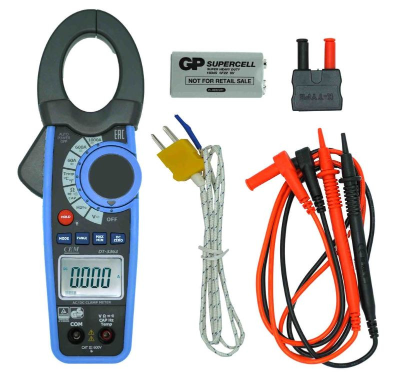 DT-3363 Токовые клещи DT-3363 Токовые клещи
