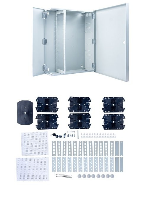 FO-WL-64/96-SC/2LC/FC/ST-FP-K (12305c) Бокс оптический настенный
