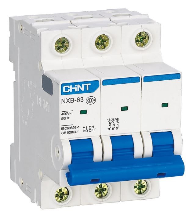 NXB-63H 3P 4А 10кА х-ка B (R) CHINT (813855) Автоматический выключатель