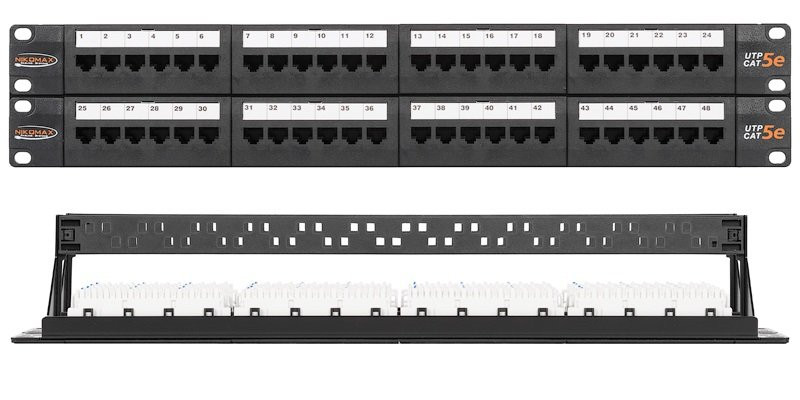 NMC-RP48UD2-2U-BK Патч-панель 19"
