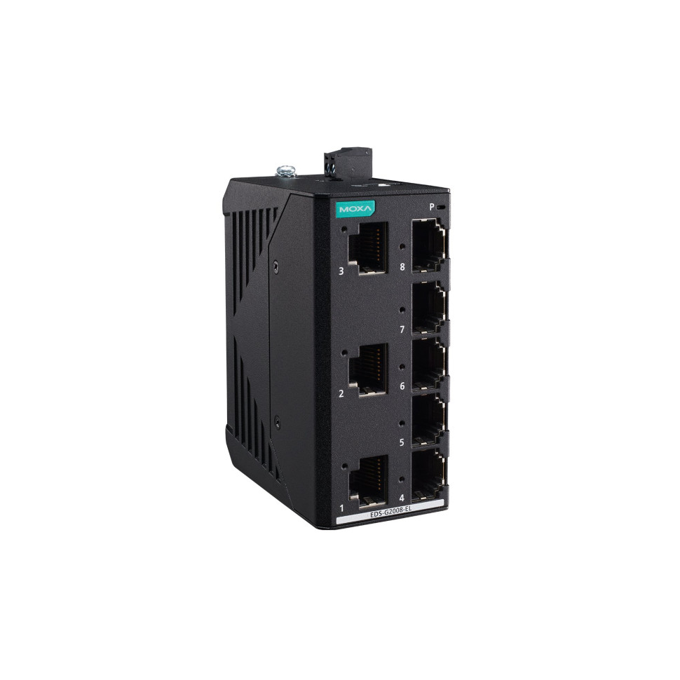 EDS-G2008-EL 8-портовый гигабитный неуправляемый коммутатор