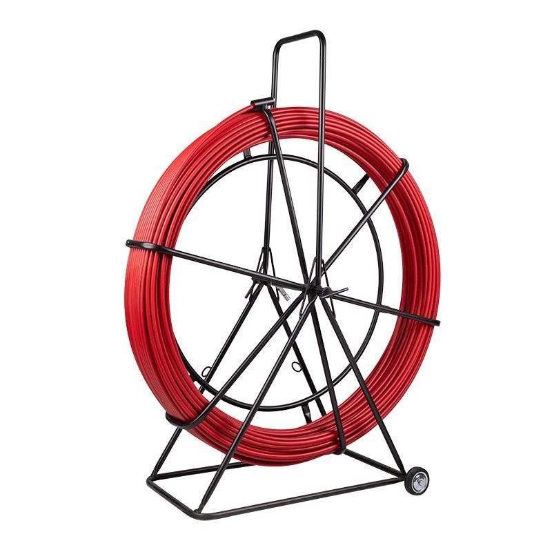 Протяжка кабельная (УЗК в тележке), стеклопруток d=11,0 мм, 50 м красная (47-1150) Протяжка кабельная