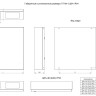 Корпус металлический TITAN 5 ЩРн-48 (2х24) 460х570х140 IP54 одна дверь белый (TI5-50-N-2х024-54) Корпус металлический