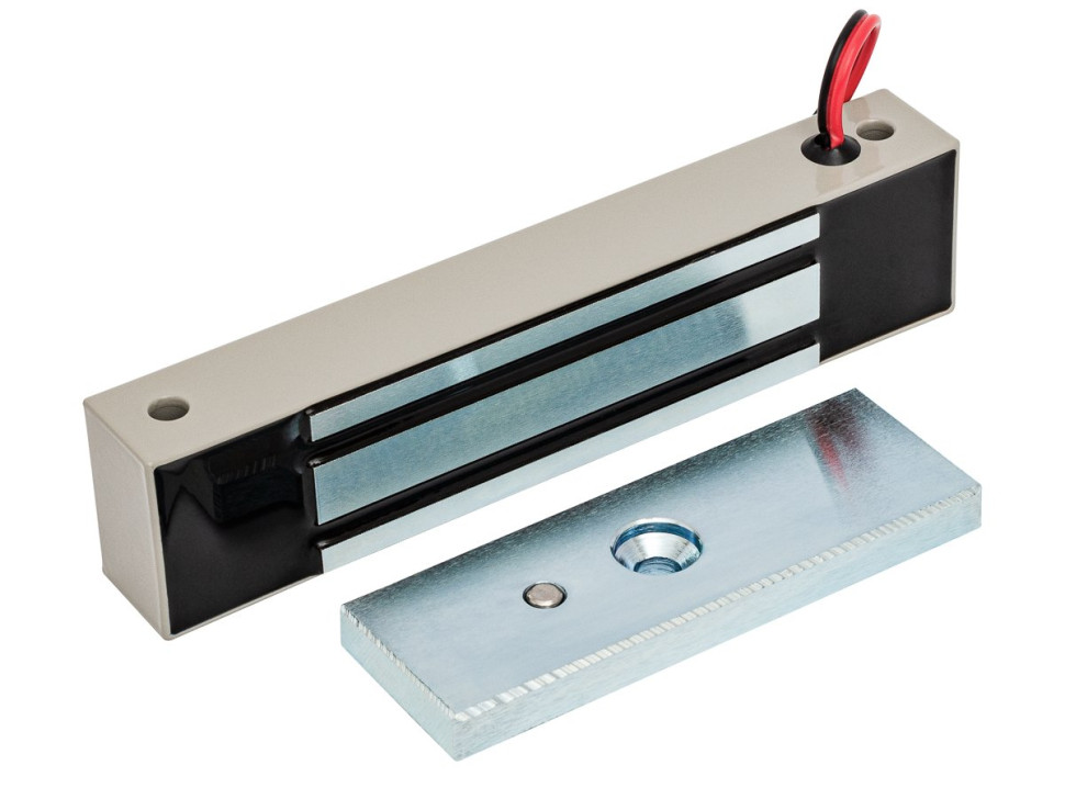 ML-180K с уголком (серый) Замок электромагнитный