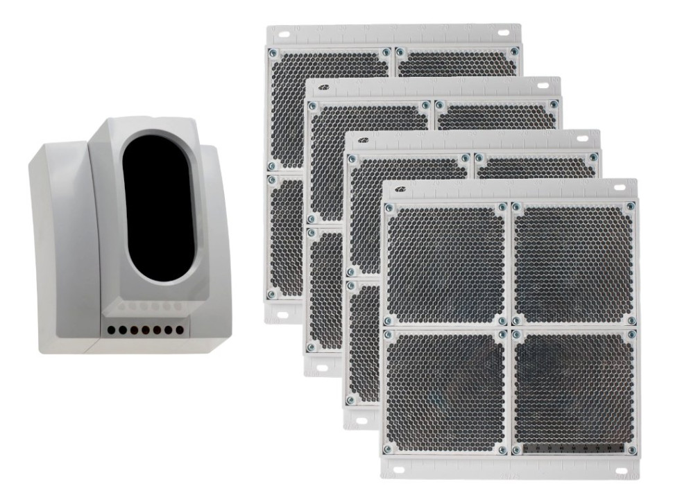 ИПДЛ-52СМД (ИП212-52СМД) 8-120 м, однопозиционный (ПТК "ИВС") Извещатель пожарный дымовой оптико-электронный линейный оптический