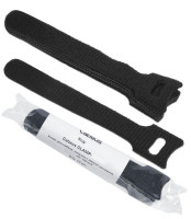 CLAMP-125-BK (10 шт) (9341c) Хомут для кабеля, липучка с мягкой застежкой