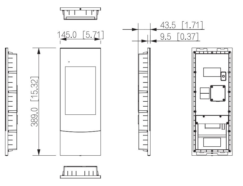 DHI-VTO7541G-S3 Вызывная панель подъездного IP-домофона