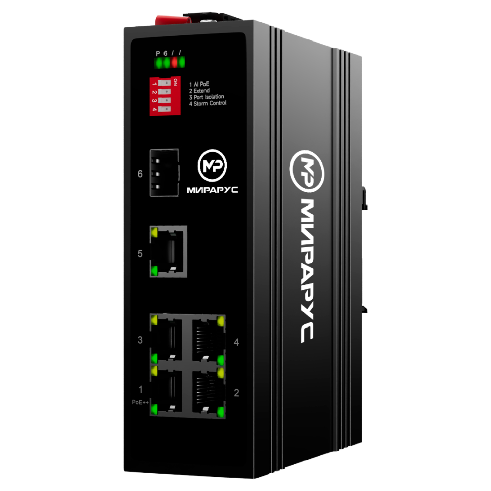 MR-SW-I1-FP4G1S1 (bt) Коммутатор 4-портовый