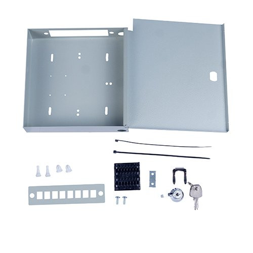 FO-WL-8SC/2LC-FP-K (12300c) Бокс оптический настенный