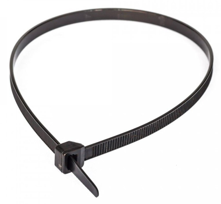 Стяжки нейлоновые 4,8х400 черные (100 шт) (PR08.3079) Стяжки нейлоновые