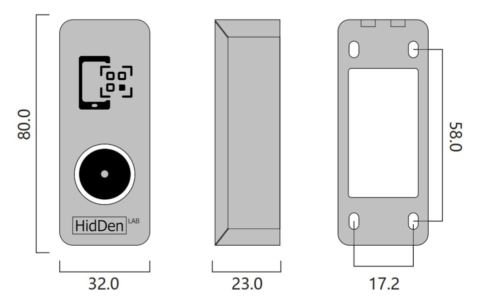 QR-X-3(серебро) Считыватель QR/штрих-кода