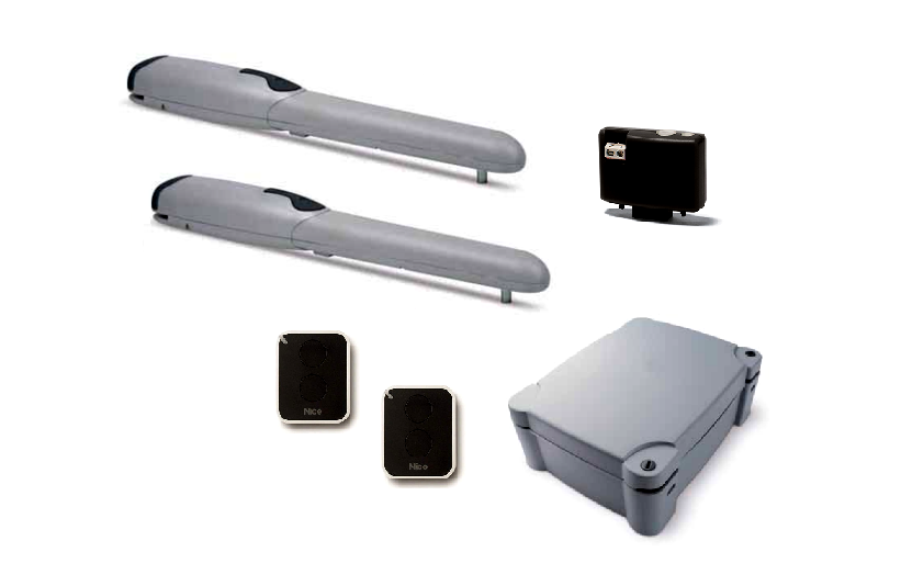 NICE WINGO4KLT Комплект электроприводов для распашных ворот