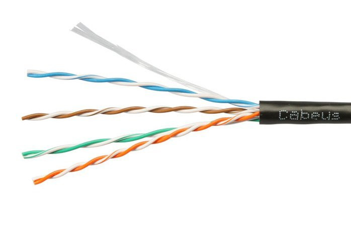 UTP-4P-Cat.5e-SOLID-OUT-LSZH-UV-20 (7172c-8) Кабель «витая пара» (LAN) для структурированных систем связи