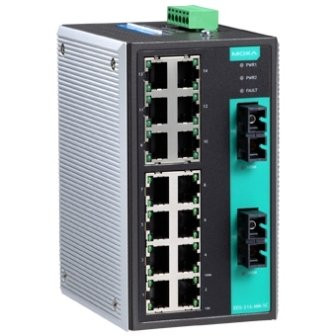 EDS-316-SS-SC Коммутатор 14х10/100BaseTX, 2х100BaseFX (одномодовое оптоволокно), разъем SC