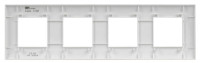 SKANDY Рамка 4-местная SK-F04W арктический белый (SK-M42-K01) Рамка