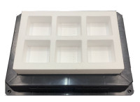 Коробка под заливку для люка на 24 модуля (12 розеток) (83062) Коробка под заливку