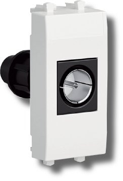 Розетка TV оконечная Avanti 1 модуль ванильная дымка (4405501) Розетка TV